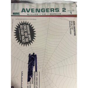 Marvel Avengers 2 Issue #1 Comic Sealed Spider-Web Sleeve Dead To Rights Promo